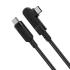 ACEFAST C5-03 USB-C to USB-C 100W Right Angled Charging Data Cable 2M - Black
